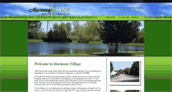 Desktop Screenshot of harmonyvillageseniorhousing.com